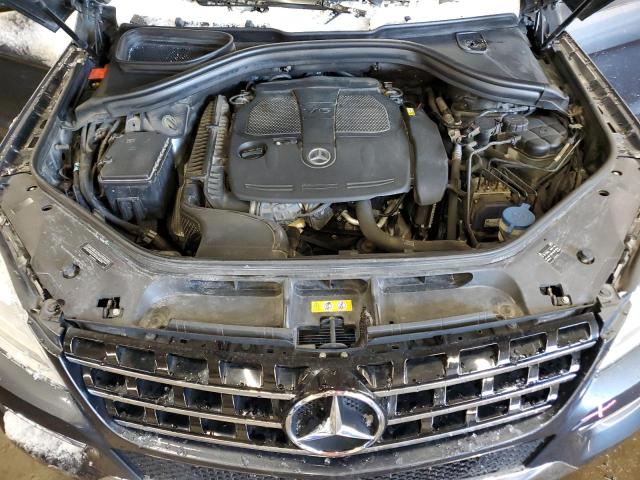4JGDA5HB5EA320252 - 2014 MERCEDES-BENZ ML 350 4MATIC GRAY photo 12