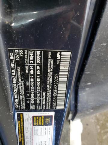 4JGDA5HB5EA320252 - 2014 MERCEDES-BENZ ML 350 4MATIC GRAY photo 13