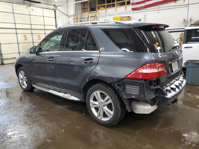 4JGDA5HB5EA320252 - 2014 MERCEDES-BENZ ML 350 4MATIC GRAY photo 2