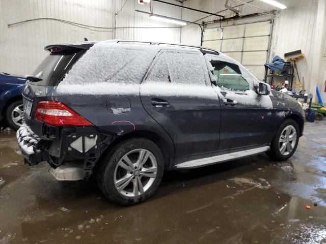 4JGDA5HB5EA320252 - 2014 MERCEDES-BENZ ML 350 4MATIC GRAY photo 3