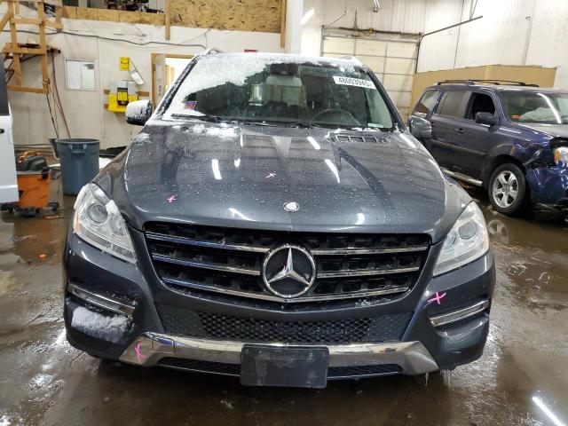 4JGDA5HB5EA320252 - 2014 MERCEDES-BENZ ML 350 4MATIC GRAY photo 5