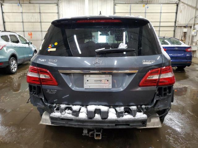 4JGDA5HB5EA320252 - 2014 MERCEDES-BENZ ML 350 4MATIC GRAY photo 6