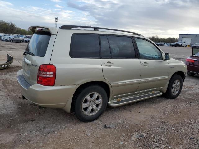 JTEGF21A030109283 - 2003 TOYOTA HIGHLANDER LIMITED BEIGE photo 3