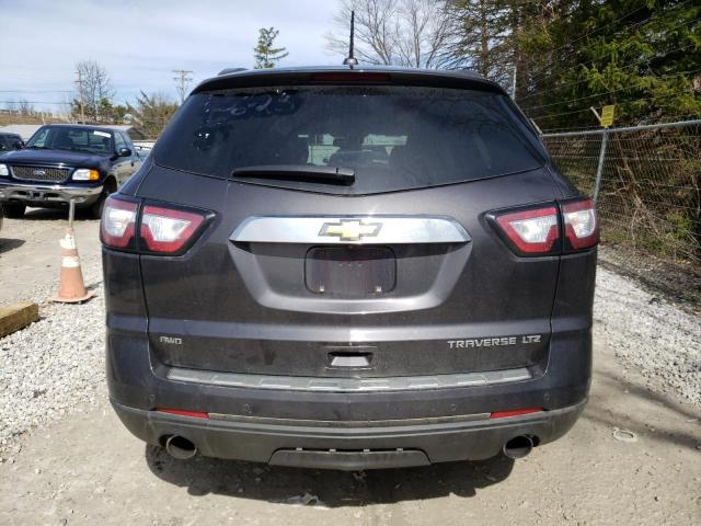 1GNKVJKD9GJ195110 - 2016 CHEVROLET TRAVERSE LTZ GRAY photo 6