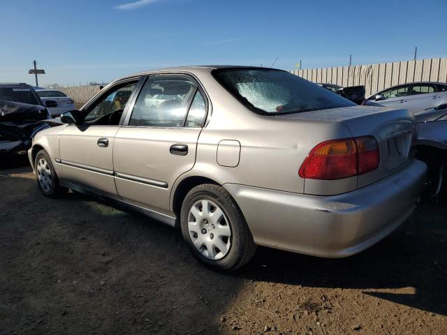 2HGEJ6679YH574826 - 2000 HONDA CIVIC LX TAN photo 2