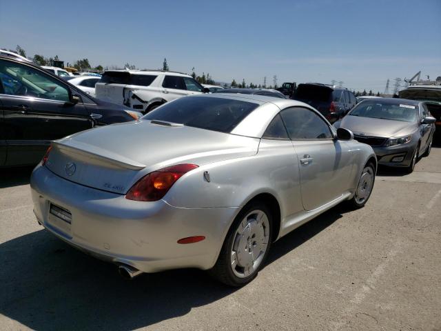 JTHFN48Y720022043 - 2002 LEXUS SC 430 SILVER photo 3