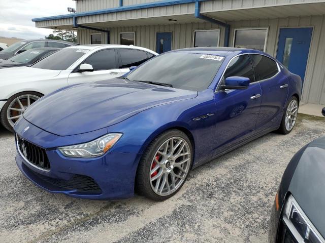 ZAM57RTA0E1087454 - 2014 MASERATI GHIBLI S ლურჯი ფოტო 1