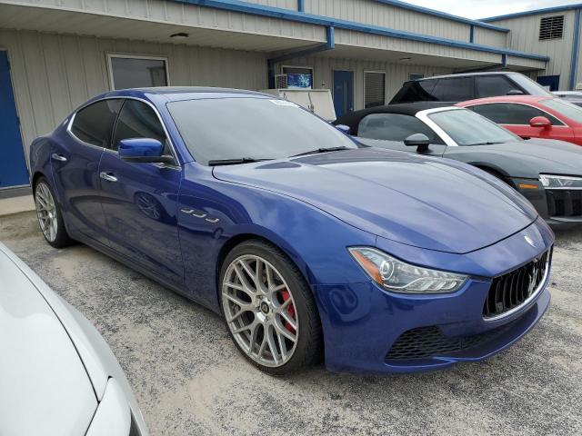 ZAM57RTA0E1087454 - 2014 MASERATI GHIBLI S ლურჯი ფოტო 4