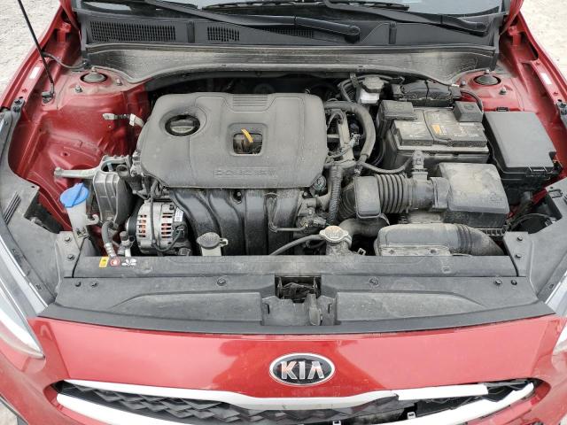 3KPF24AD6ME402387 - 2021 KIA FORTE FE RED photo 11