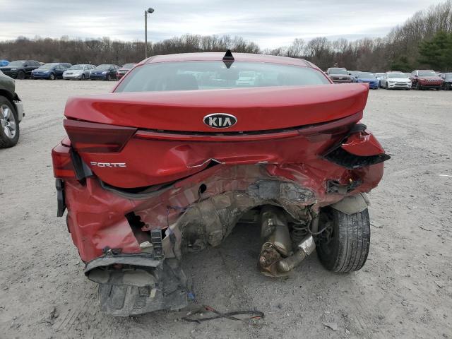 3KPF24AD6ME402387 - 2021 KIA FORTE FE RED photo 6