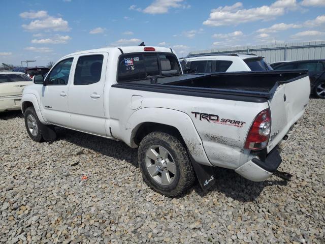 3TMMU4FN6EM072860 - 2014 TOYOTA TACOMA DOUBLE CAB LONG BED WHITE photo 2