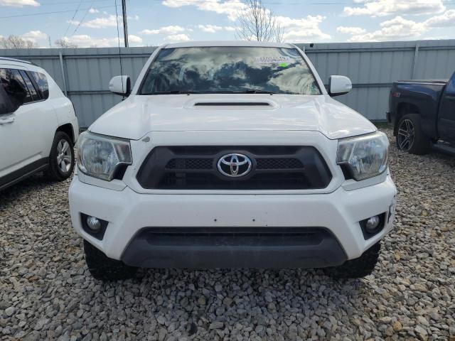 3TMMU4FN6EM072860 - 2014 TOYOTA TACOMA DOUBLE CAB LONG BED WHITE photo 5