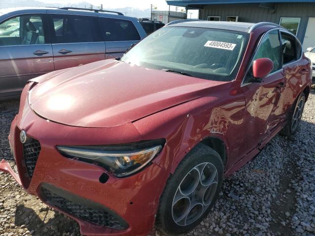 ZASPAKBN0L7C76505 - 2020 ALFA ROMEO STELVIO TI RED photo 1