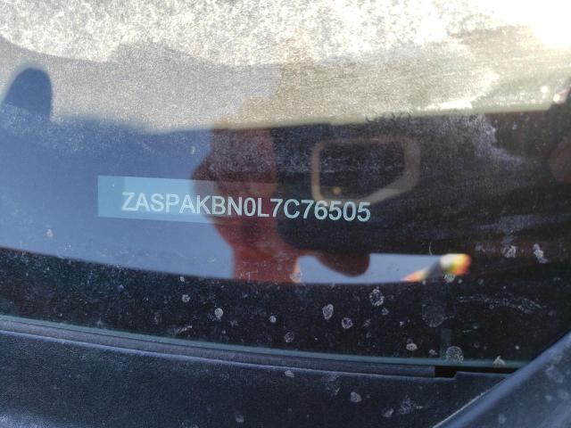 ZASPAKBN0L7C76505 - 2020 ALFA ROMEO STELVIO TI RED photo 12