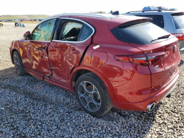 ZASPAKBN0L7C76505 - 2020 ALFA ROMEO STELVIO TI RED photo 2