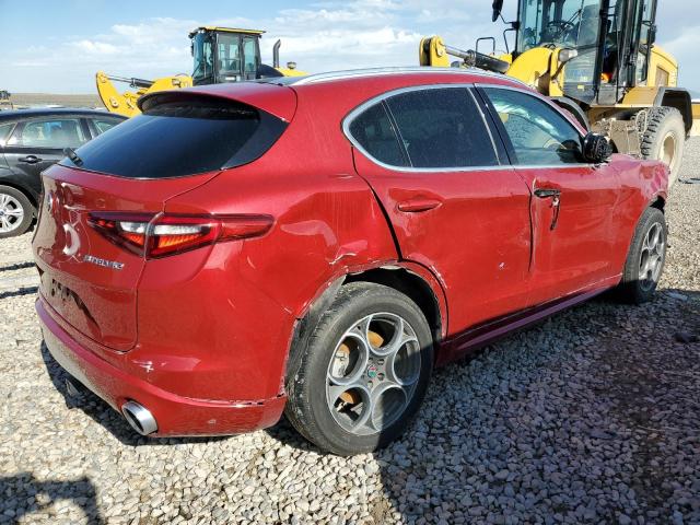 ZASPAKBN0L7C76505 - 2020 ALFA ROMEO STELVIO TI RED photo 3