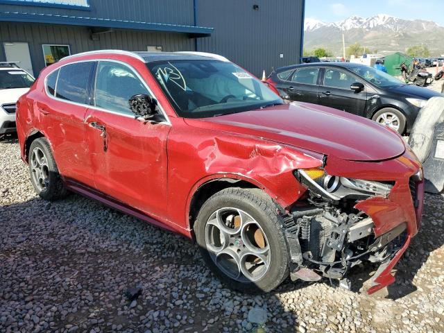 ZASPAKBN0L7C76505 - 2020 ALFA ROMEO STELVIO TI RED photo 4