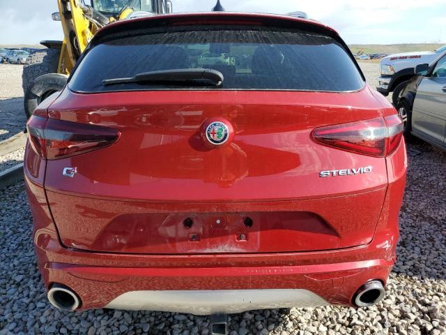 ZASPAKBN0L7C76505 - 2020 ALFA ROMEO STELVIO TI RED photo 6