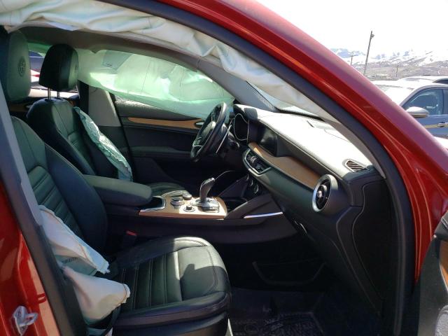 ZASPAKBN0L7C76505 - 2020 ALFA ROMEO STELVIO TI RED photo 7