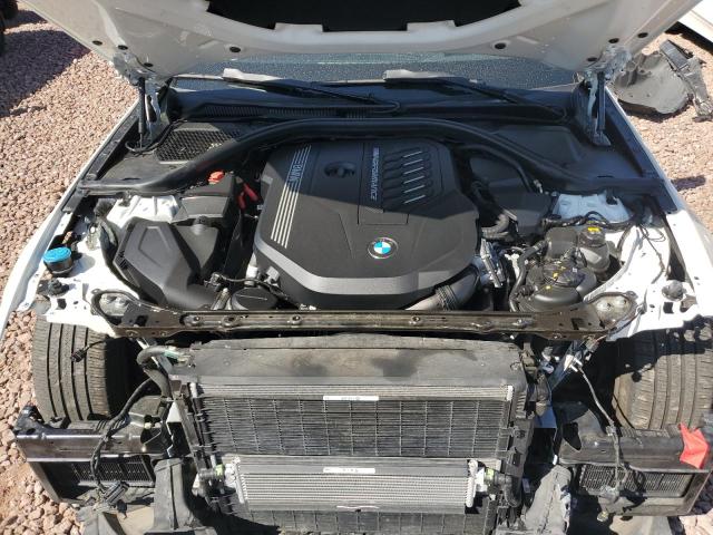 3MW5U7J04L8B40285 - 2020 BMW M340I WHITE photo 11