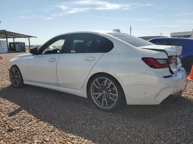 3MW5U7J04L8B40285 - 2020 BMW M340I WHITE photo 2