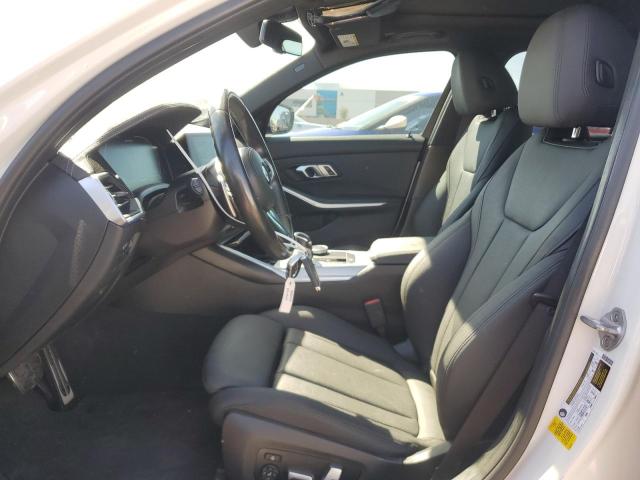 3MW5U7J04L8B40285 - 2020 BMW M340I WHITE photo 7