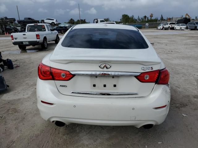 JN1FV7AR2GM451745 - 2016 INFINITI Q50 RED SPORT 400 WHITE photo 6