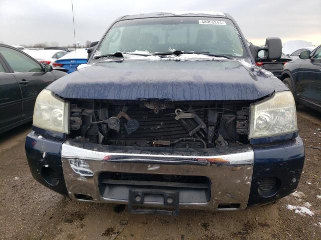 1N6BA06B16N549729 - 2006 NISSAN TITAN XE BLUE photo 5