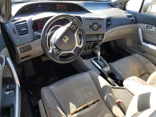 2HGFG3B10CH552841 - 2012 HONDA CIVIC EXL BLACK photo 8