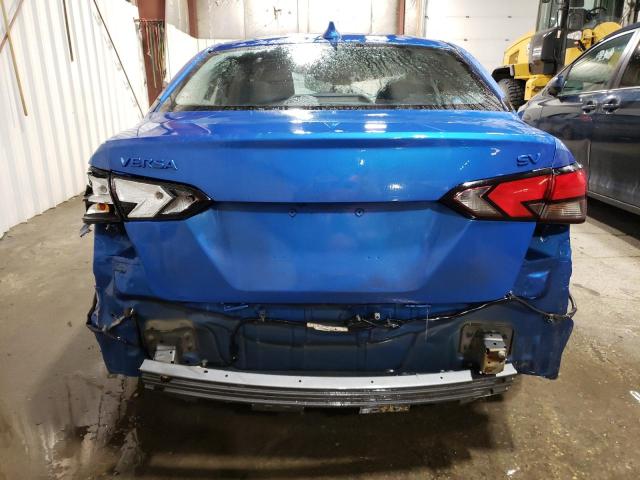 3N1CN8EV8ML876134 - 2021 NISSAN VERSA SV BLUE photo 6