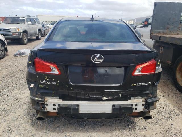 JTHBK262592084100 - 2009 LEXUS IS 250 BLACK photo 6