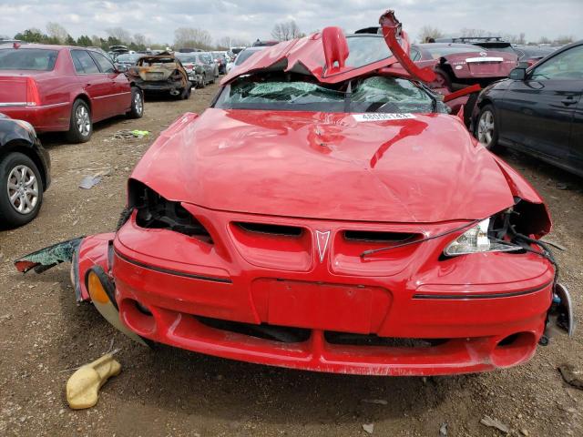 1G2NV52E7YC562702 - 2000 PONTIAC GRAND AM GT1 RED photo 5