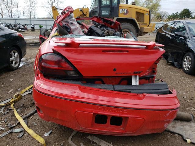 1G2NV52E7YC562702 - 2000 PONTIAC GRAND AM GT1 RED photo 6