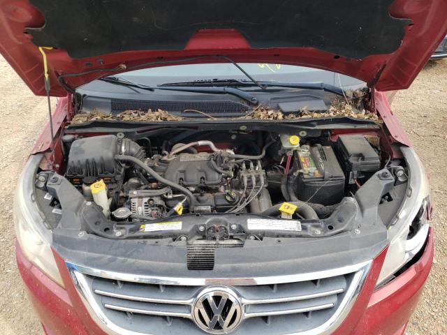 2V8HW34129R586021 - 2009 VOLKSWAGEN ROUTAN SE BURGUNDY photo 7