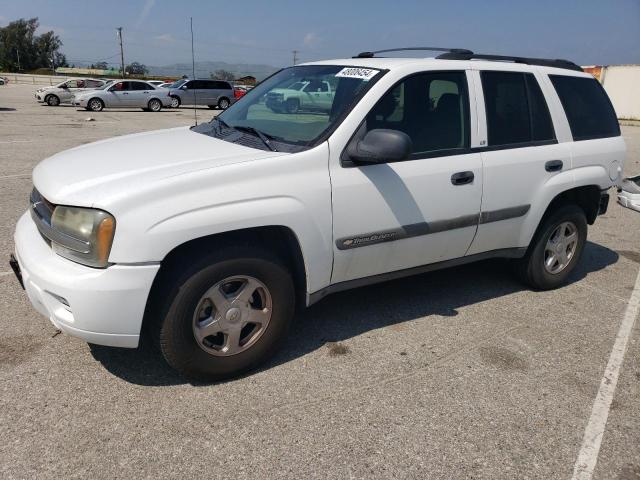 1GNDS13S532135599 - 2003 CHEVROLET TRAILBLAZE WHITE photo 1