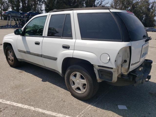 1GNDS13S532135599 - 2003 CHEVROLET TRAILBLAZE WHITE photo 2