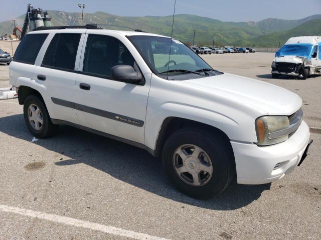 1GNDS13S532135599 - 2003 CHEVROLET TRAILBLAZE WHITE photo 4