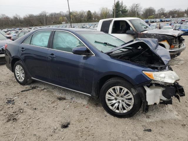 4T1BF1FK1EU847210 - 2014 TOYOTA CAMRY L BLUE photo 4