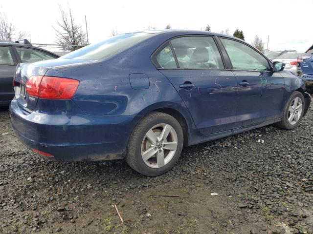 3VWDZ7AJ7BM326866 - 2011 VOLKSWAGEN JETTA SE BLUE photo 3