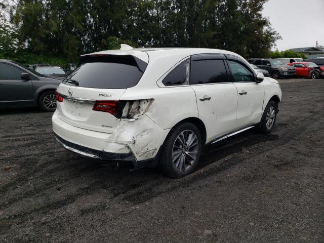 5FRYD4H53HB005137 - 2017 ACURA MDX TECHNOLOGY WHITE photo 3