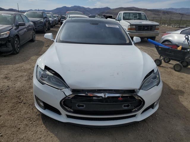 5YJSA1DP7CFP02521 - 2012 TESLA MODEL S WHITE photo 5