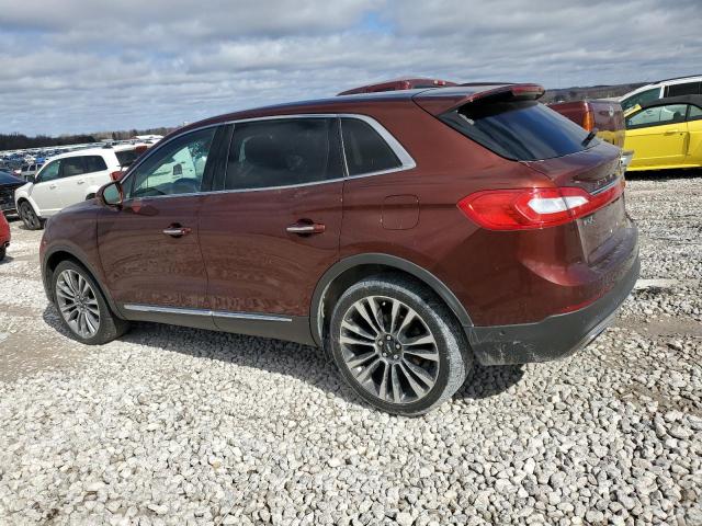 2LMTJ8LP6GBL30509 - 2016 LINCOLN MKX RESERVE BROWN photo 2