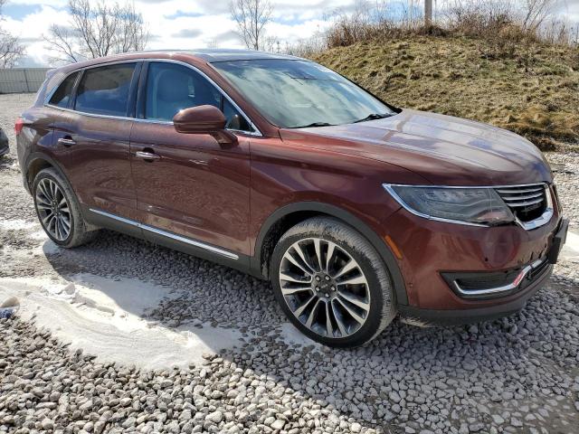 2LMTJ8LP6GBL30509 - 2016 LINCOLN MKX RESERVE BROWN photo 4