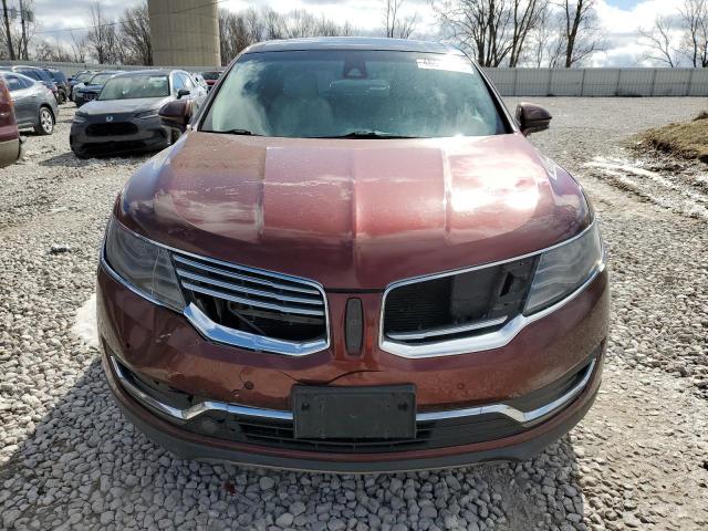2LMTJ8LP6GBL30509 - 2016 LINCOLN MKX RESERVE BROWN photo 5