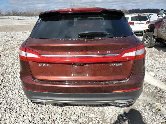 2LMTJ8LP6GBL30509 - 2016 LINCOLN MKX RESERVE BROWN photo 6