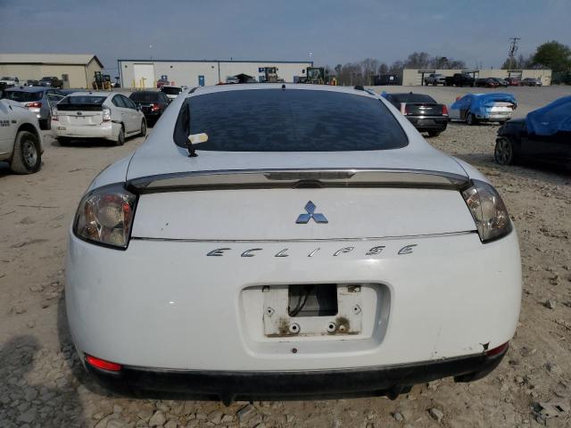 4A3AK24F68E029149 - 2008 MITSUBISHI ECLIPSE GS WHITE photo 6