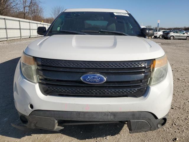 1FM5K8AR7EGB74170 - 2014 FORD EXPLORER POLICE INTERCEPTOR WHITE photo 5