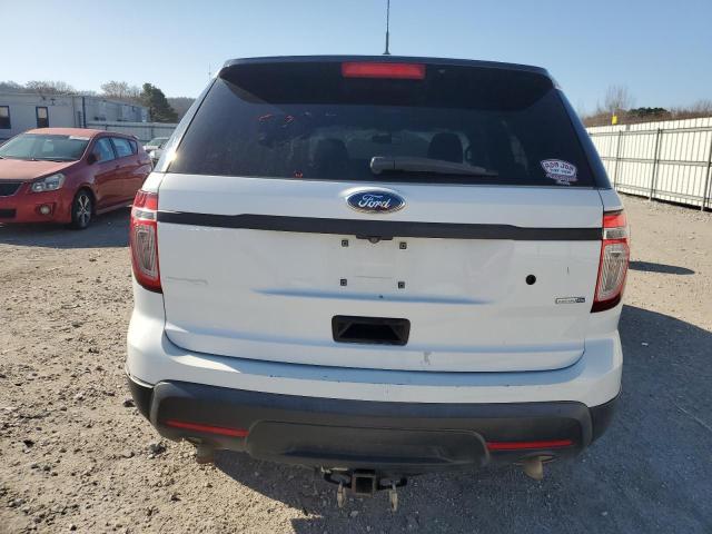 1FM5K8AR7EGB74170 - 2014 FORD EXPLORER POLICE INTERCEPTOR WHITE photo 6