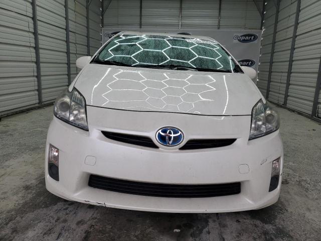 JTDKN3DU1A0063294 - 2010 TOYOTA PRIUS WHITE photo 5