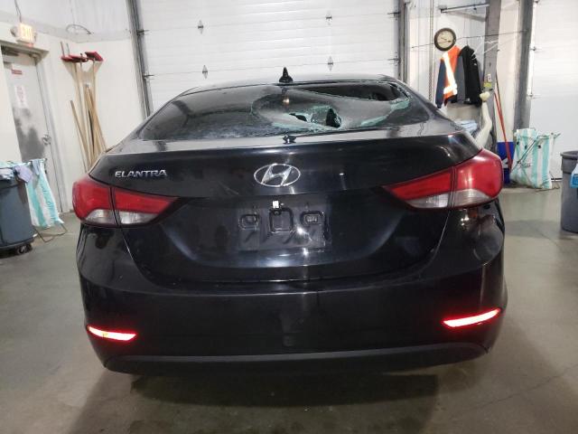 5NPDH4AE3FH561736 - 2015 HYUNDAI ELANTRA SE BLACK photo 6